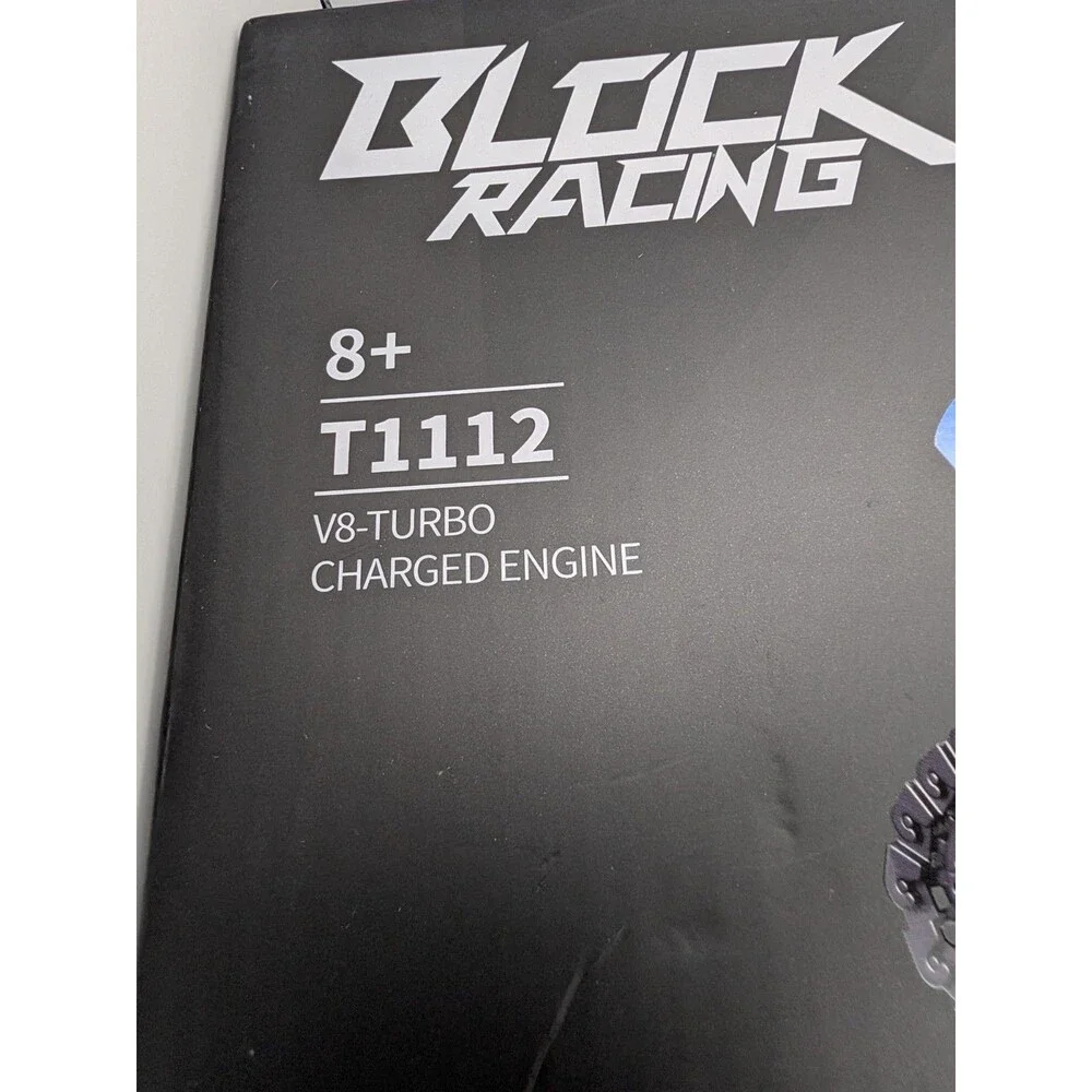 Block Racing V8 Turbo Charged Engine With Integrated Motor